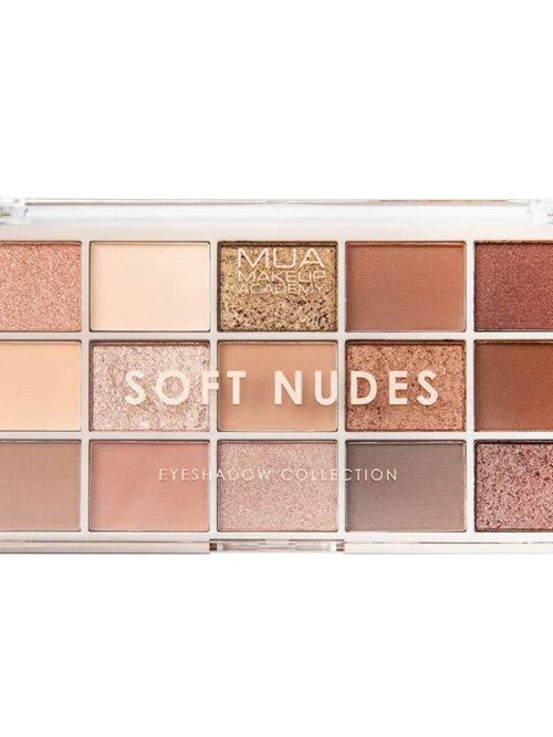MUA  15 SHADE EYESHADOW PALETTE - SOFT NUDES