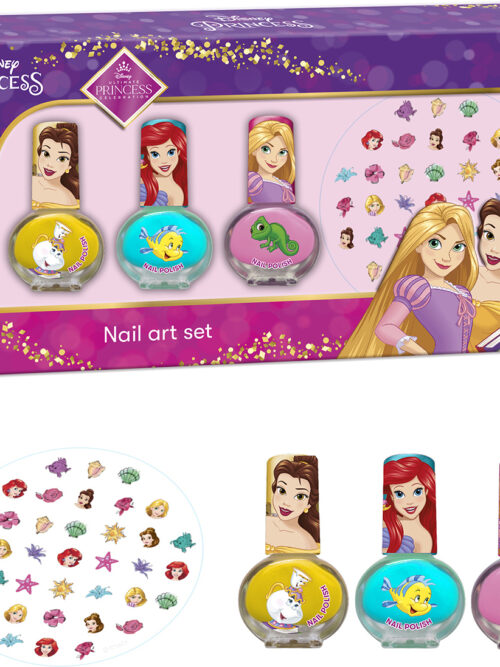 Martinelia Παιδικά Μανό Cartoon Disney Princess 4τμχ