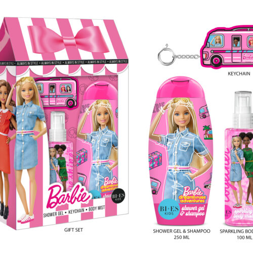 Barbie Home Sweat Dreamhouse Αφρόλουτρο και σαμπουάν 250ml - Body Mist 100ml LORENAY