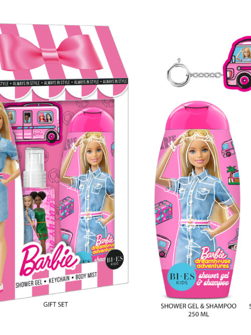 Barbie Home Sweat Dreamhouse Αφρόλουτρο και σαμπουάν 250ml - Body Mist 100ml LORENAY