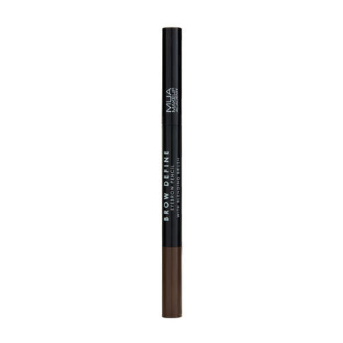 MUA Brow Define Eyebrow pencil with Blending Brush  Χρώμα : Dark Brown