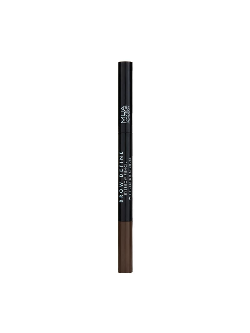 70-300372-1 MUA Brow Define Eyebrow pencil with Blending Brush Χρώμα : Dark Brown