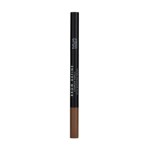 MUA Brow Define Eyebrow pencil with Blending Brush  Χρώμα: Mid Brown