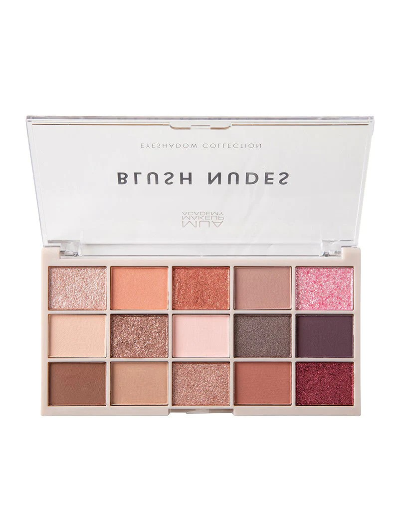 70-300923-1-1 MUA Eyeshadow Palette 15 Shade Χρώμα: Blush Nudes