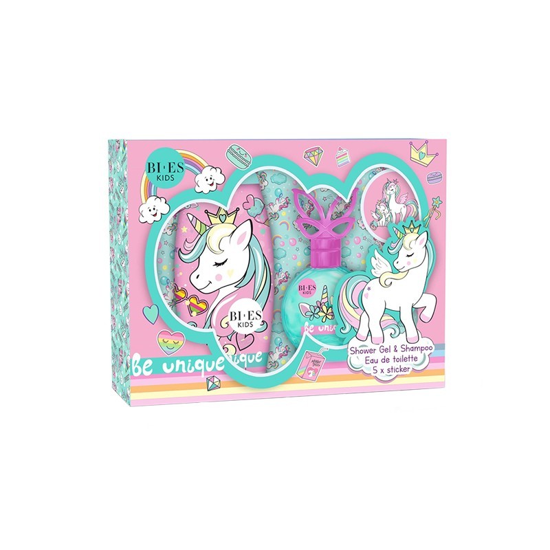 be-unique-unicorn-250ml-50ml- Bi-es Παιδικό Σετ Eau de Parfum Gift Set Unicorn Be Unique 250ml
