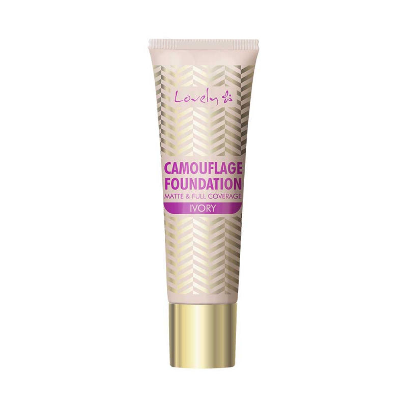 LOVELY CAMOUFLAGE FOUNDATION MATTE & FULL COVERAGE No3 IVORY