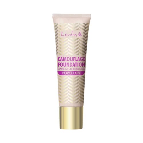 LOVELY CAMOUFLAGE FOUNDATION MATTE & FULL COVERAGE  No1 PORCELAIN