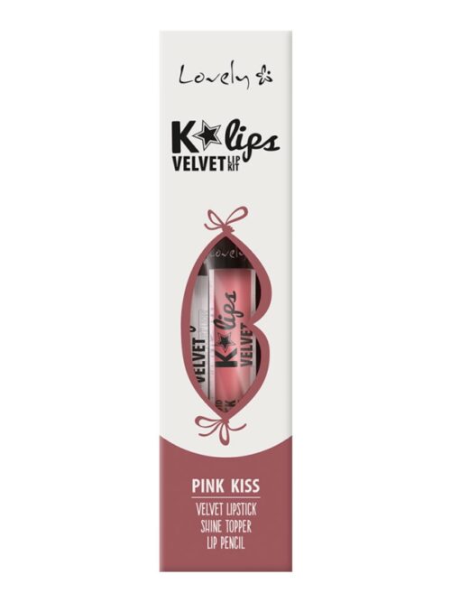 LOVELY K-LIPS VELVET 3 PINK KISS