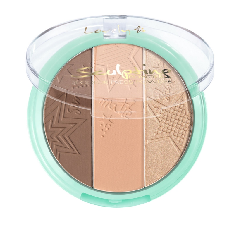 sculpting-powder-5 LOVELY SCULPTING POWDER ΠΟΥΔΡΑ 3 ΑΠΟΧΡΩΣΕΩΝ No 3