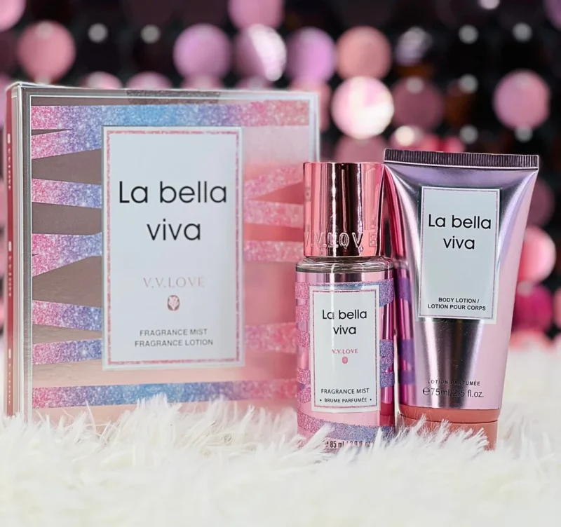 V.V Love Σετ Δώρου ‘La belle vida VIOLET’ BODY Mist 90ml & BODY Cream 75ml