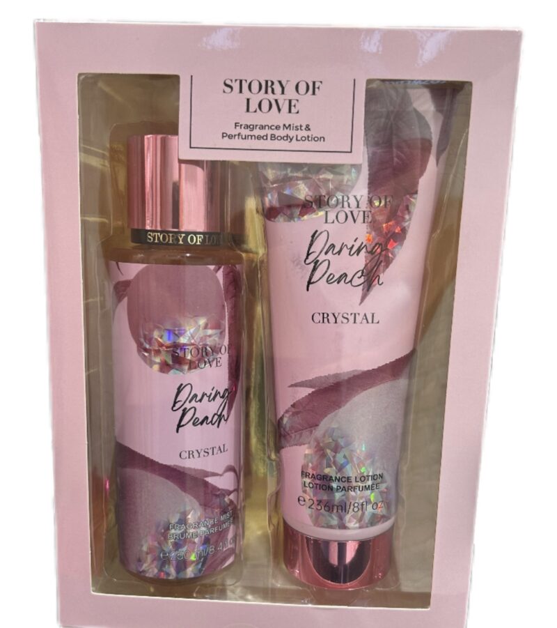 STORY OF LOVE DARING PEACH SET BODY LOTION – BODY MIST