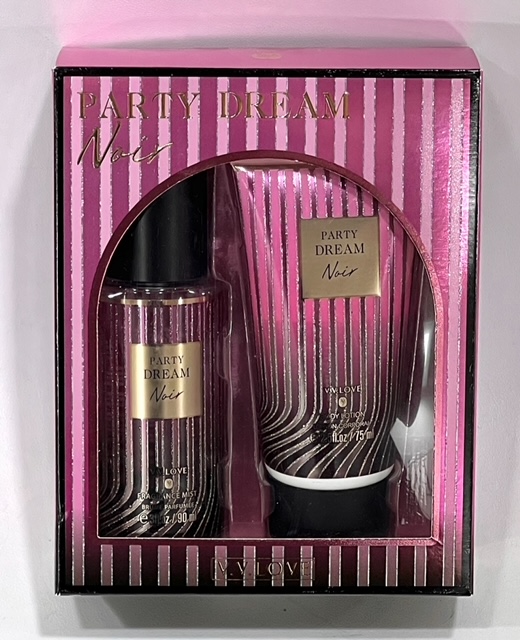 V.V Love Σετ Δώρου ‘PARTY DREAM NOIR’ Mist & BODY Cream