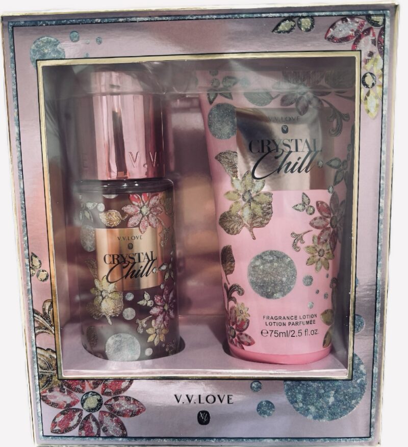 V.V Love Σετ Δώρου ‘PETALS GOLDEN ‘ BODY Mist 90ml & BODY Cream 75ml