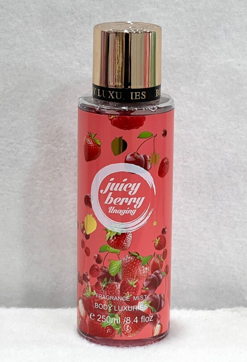 BODY LUXURIES BODY FRAGRANCE BODY MIST 250ML – ‘JUICY BERRY UNAGING’’