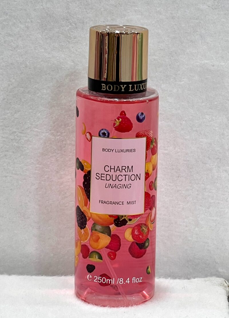 BODY LUXURIES FRAGRANCE MIST 250ML – ‘CHARM SEDUCTION UNAGING’