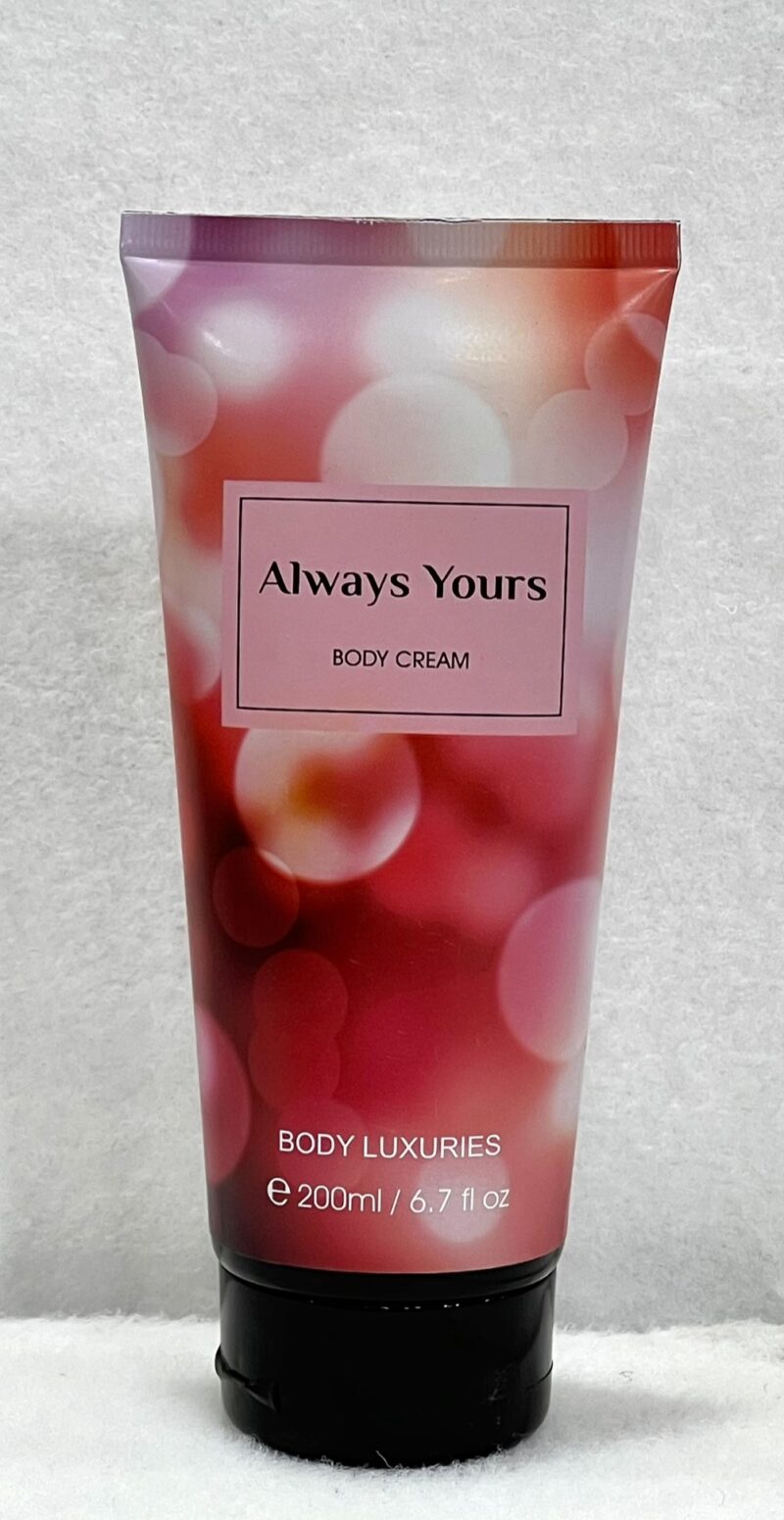 BODY LUXURIES BODY CREAM 200ML – ‘ Always Yours’
