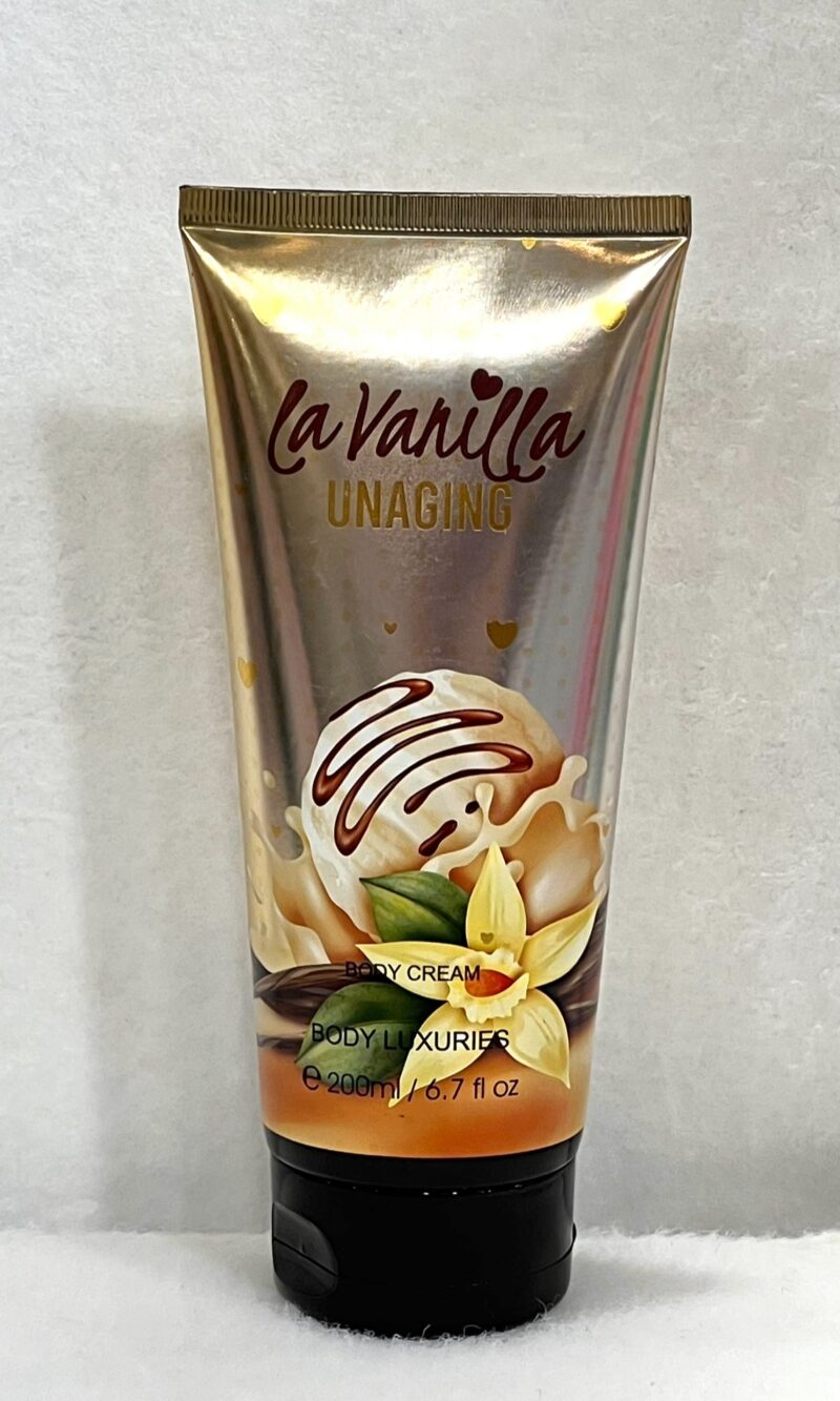 BODY LUXURIES BODY CREAM 200ML – ‘ la Vanilla UNAGING’