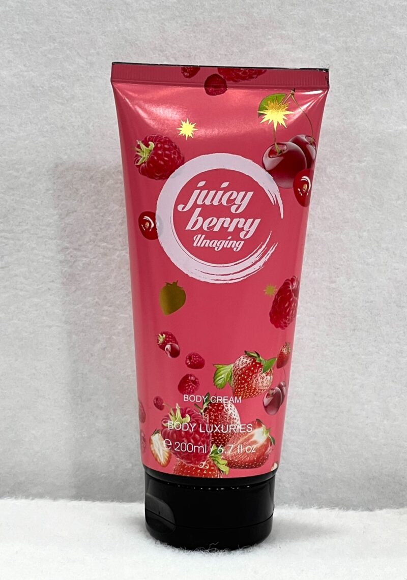 BODY LUXURIES BODY CREAM 200ML – juicy berry Unaging’