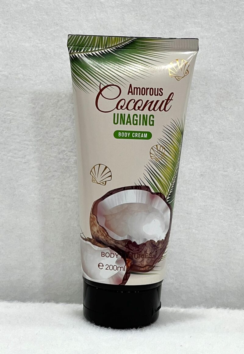 BODY LUXURIES BODY CREAM 200ML – ‘Amorous Coconut UNAGING’