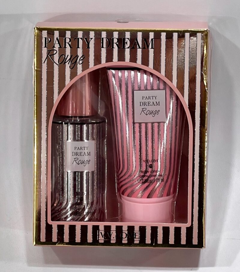 V.V Love Σετ Δώρου ‘PARTY DREAM ROUGE ‘ BODY Mist 90ml & BODY Cream 75ml
