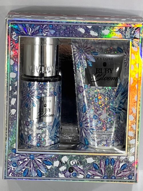 V.V Love Σετ Δώρου ‘RUBY BLOOM ‘ BODY Mist 90ml & BODY Cream 75ml