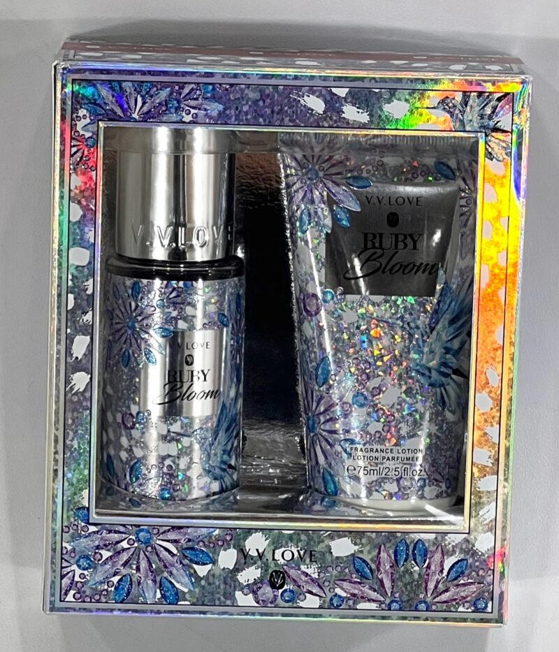 V.V Love Σετ Δώρου ‘RUBY BLOOM ‘ BODY Mist 90ml & BODY Cream 75ml