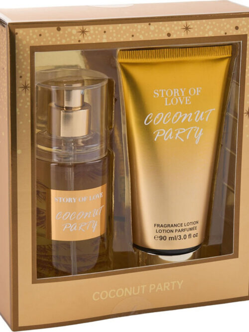 Story Of Love Σετ Δώρου Coconut Party Mist 88ml & Cream 90ml