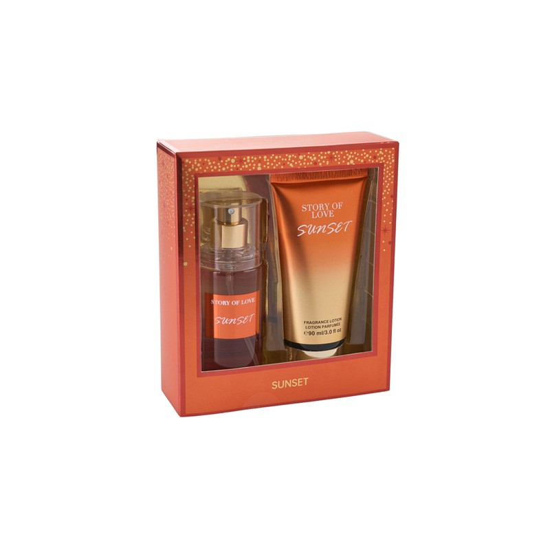 Story Of Love Σετ Δώρου Sunset Mist 88ml & Cream 90ml