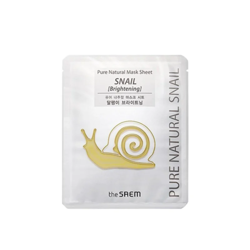 Pure Natural Mask Sheet (Snail Brightening ) 20ml