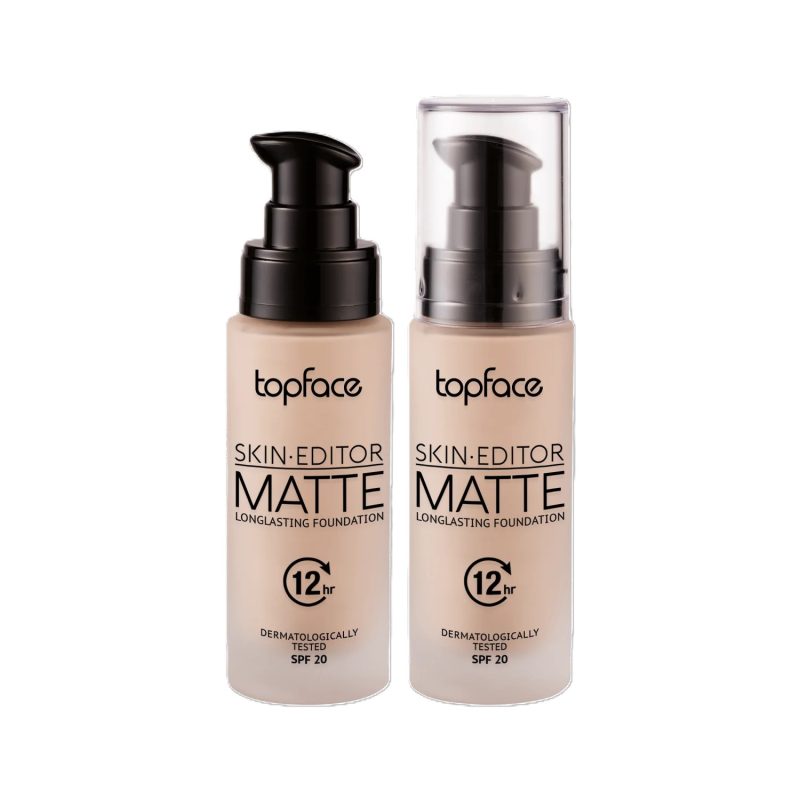 Topface Skin Editor Matte Longlasting Foundation 12 hours SPF 20