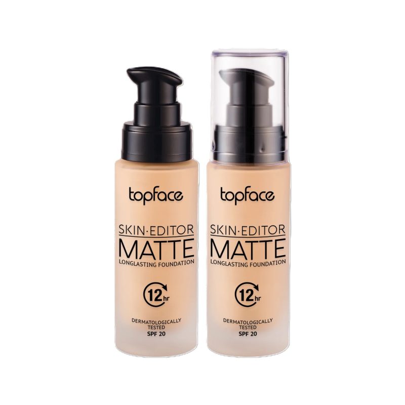 Topface Skin Editor Matte Longlasting Foundation 12 hours SPF 20