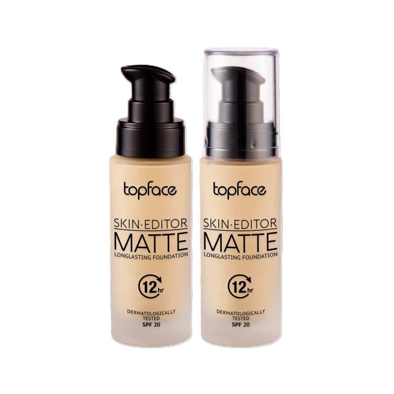 Topface Skin Editor Matte Longlasting Foundation 12 hours SPF 20