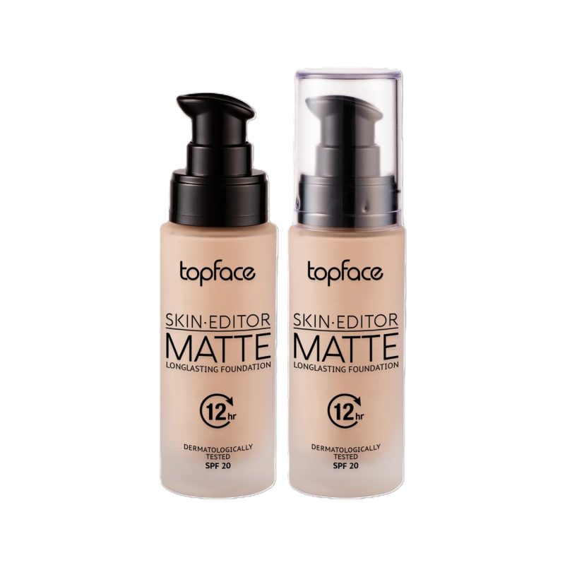 Topface Skin Editor Matte Longlasting Foundation 12 hours SPF 20