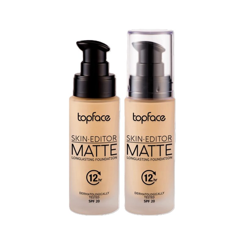 Topface Skin Editor Matte Longlasting Foundation 12 hours SPF 20