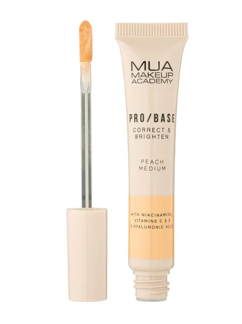 PRO-BASE-Correct-and-Brighten-Peach-Medium-LID-OFF_1800x1800 MUA PRO/BASE CORRECT AND CALM BRIGHTEN PEACH MEDIUM