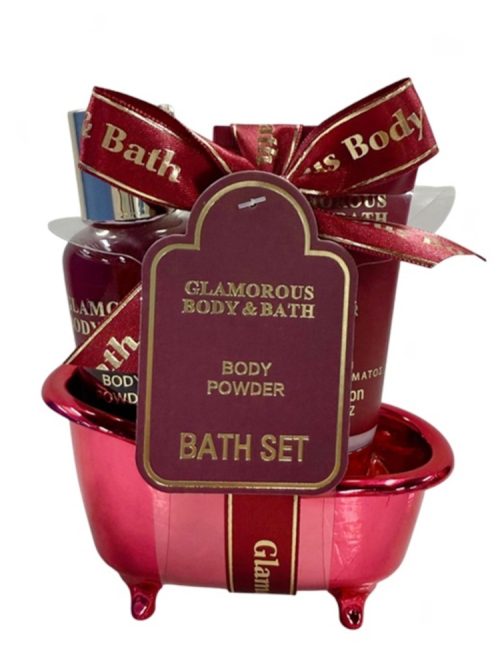 1201066 GLAMOROUS SMALL RED BATH TUBE