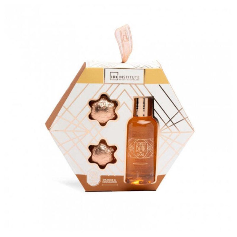 20251015133402_idc_institute_scented_bath_set_peripoiisis_gia_katharismo_somatos_3tmch IDC BRONZE GIFT SET 3 PCS