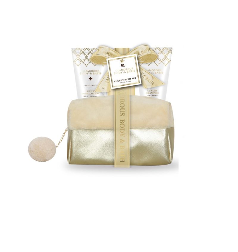 20251114141816_folia_professional_glamorous_gold_pom_pom_set_peripoiisis_4tmch GLAMOROUS BODY AND BATH WHITE MUSK POM POM GOLD