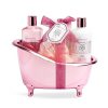IDC-INSTITUTE-SCENTED-BATH-ROSE-CHERRY-BLOSSOM-4pcs-SET-42282-BATH-TUBE_1 SCENTED BATH ROSE