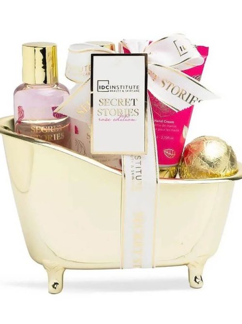 IDC-INSTITUTE-SECRET-STORIES-ROSE-EDITION-4cs-SET-42291-BATH-TUBE_1 IDC SECRET STORIES BATHTUB 4PCS