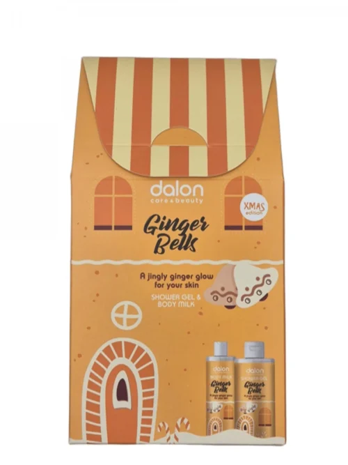 dalon-xmas-pack-ginder-bells-body-milk-200ml-shower-gel-300ml XMAS PACK GINGER BELLSY (BODY MILK 200ML+SHOWER GEL 300ML)