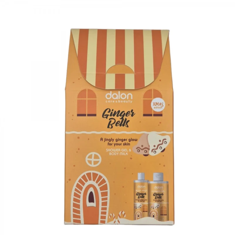 dalon-xmas-pack-ginder-bells-body-milk-200ml-shower-gel-300ml XMAS PACK GINGER BELLSY (BODY MILK 200ML+SHOWER GEL 300ML)