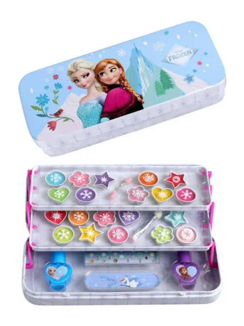 MAKEUP TIN WITH 3 FOLDING TRAYS FROZEN