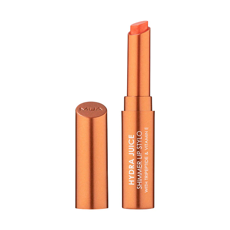 Hydra-Juice-Shimmer-Lip-Stylo-Sweet-Orange-LID-OFF_1800x1800 MUA Shimmer Peptide Lip Stylo Sweet Orange