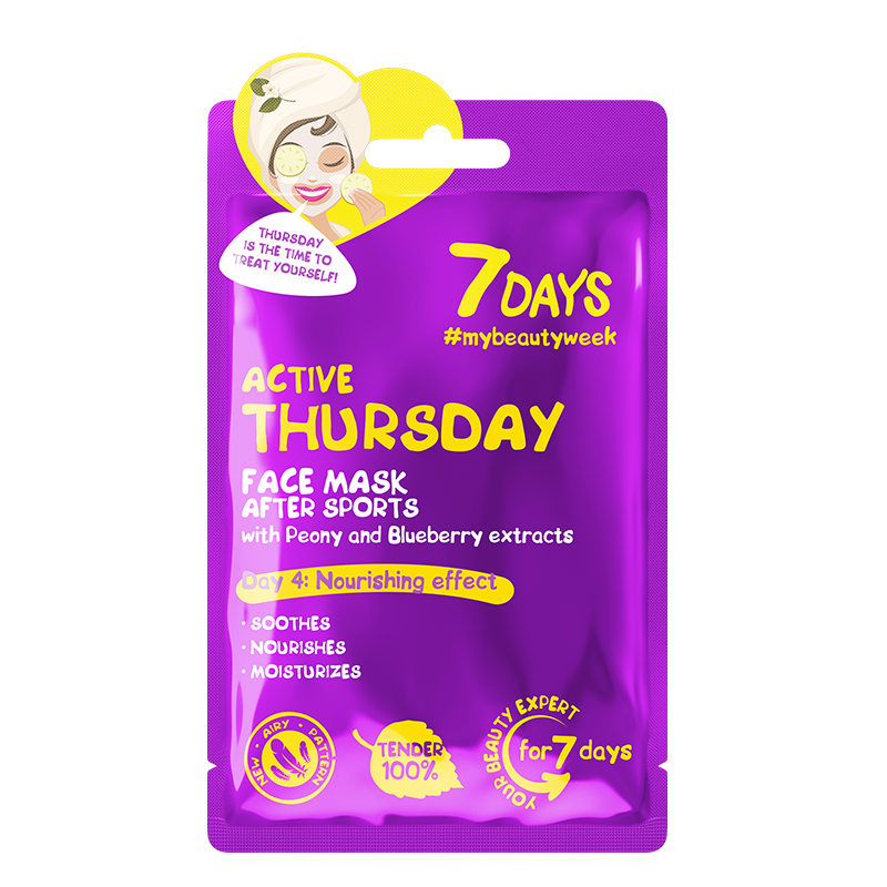 7-days-active-thursday-mask 7DAYS Active Thursday Sheet Mask 28g