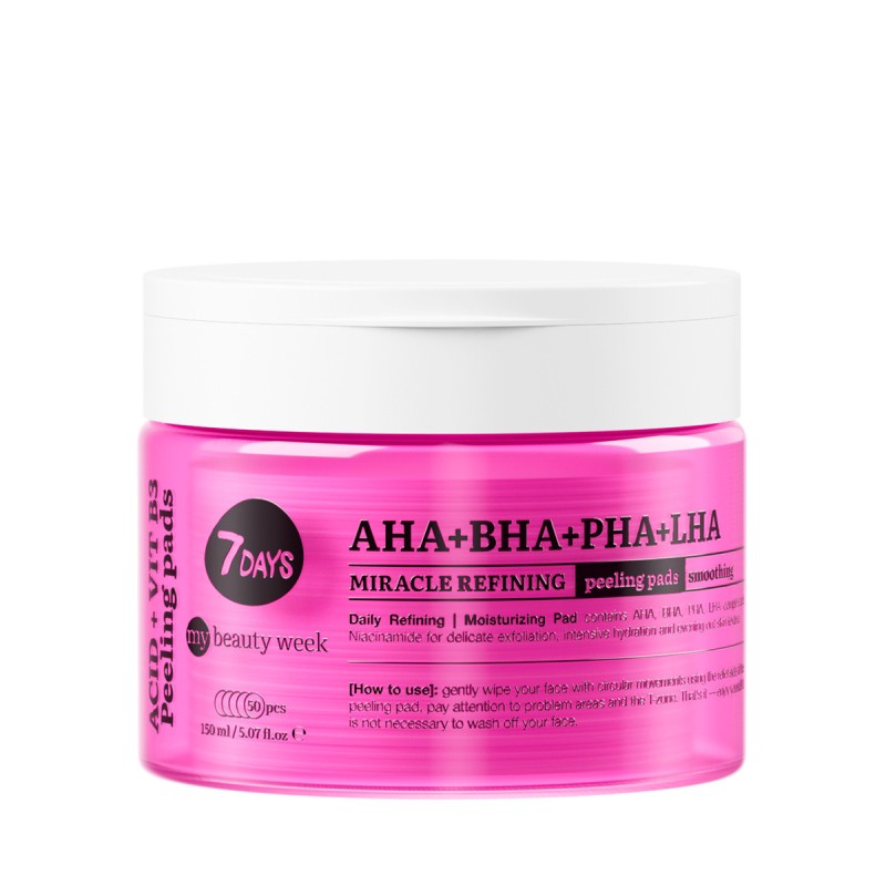 7days-exfoliating-peeling-pads-ahabha-phalha 7DAYS Exfoliating Peeling Pads AHA+BHA-PHA+LHA
