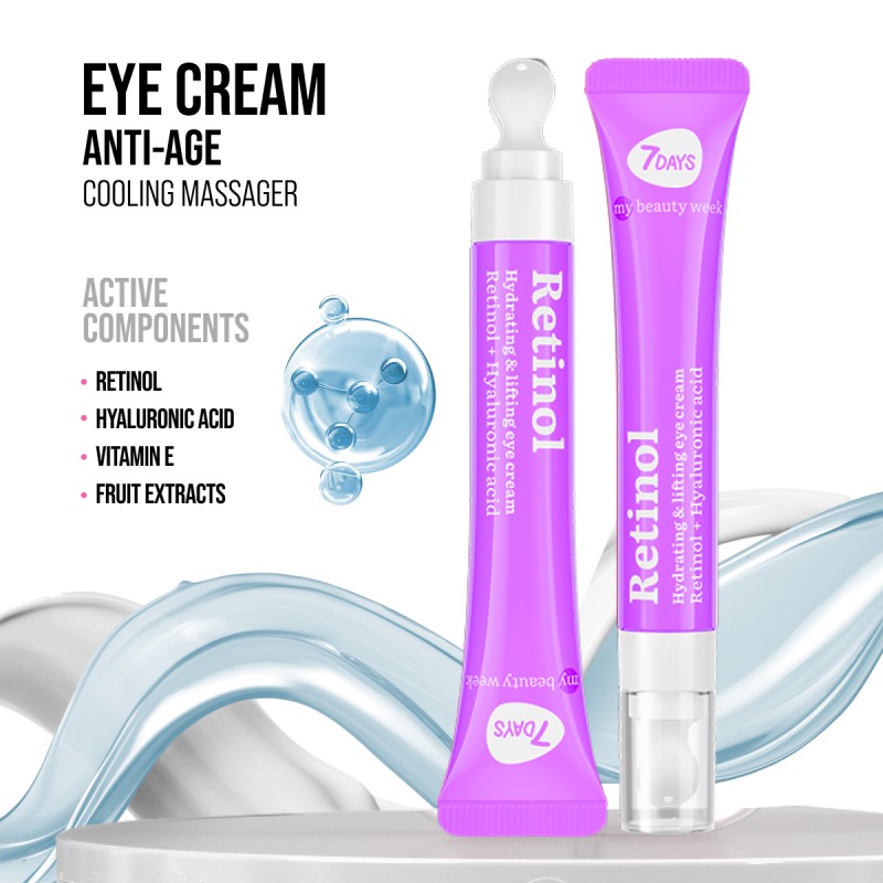 7days-mb-eye-massager-retinol (8) 7DAYS MB Retinol Hydra&Lift Εye Concetrate 18ml