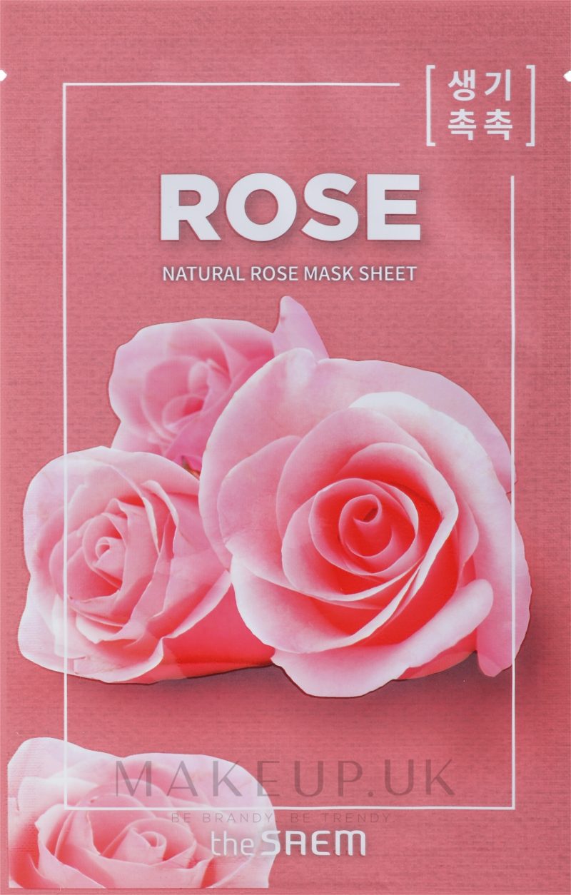 7tptlriyozfa THE SAEM NATURAL ROSE MASK SHEET MASCARILLA ROSA 21ml