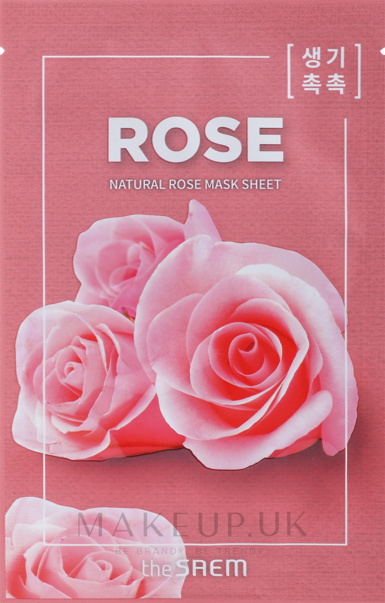 THE SAEM NATURAL ROSE MASK SHEET MASCARILLA ROSA 21ml