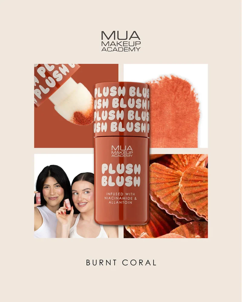 MUA Plush Blush - Burnt Coral